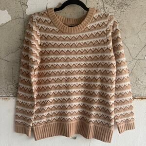 Fair Isle Sweater Womens S Super Soft Knit Pullover Cozy Cabincore Croft Barrow